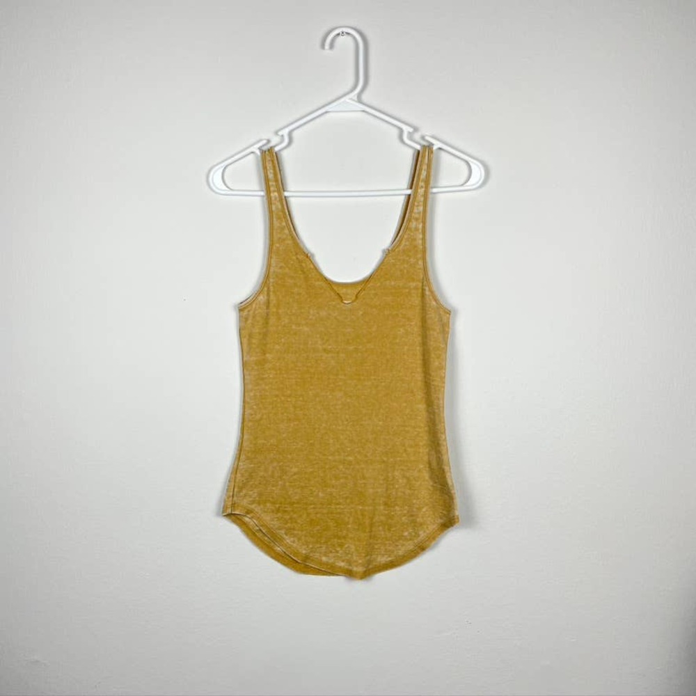 Chasor Yellow Tank Top Womens Small